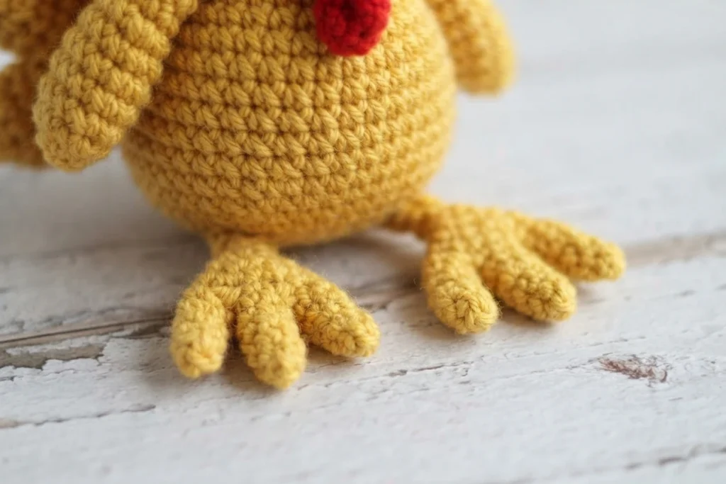 Crochet Turkey Amigurumi Pattern - crochet detail