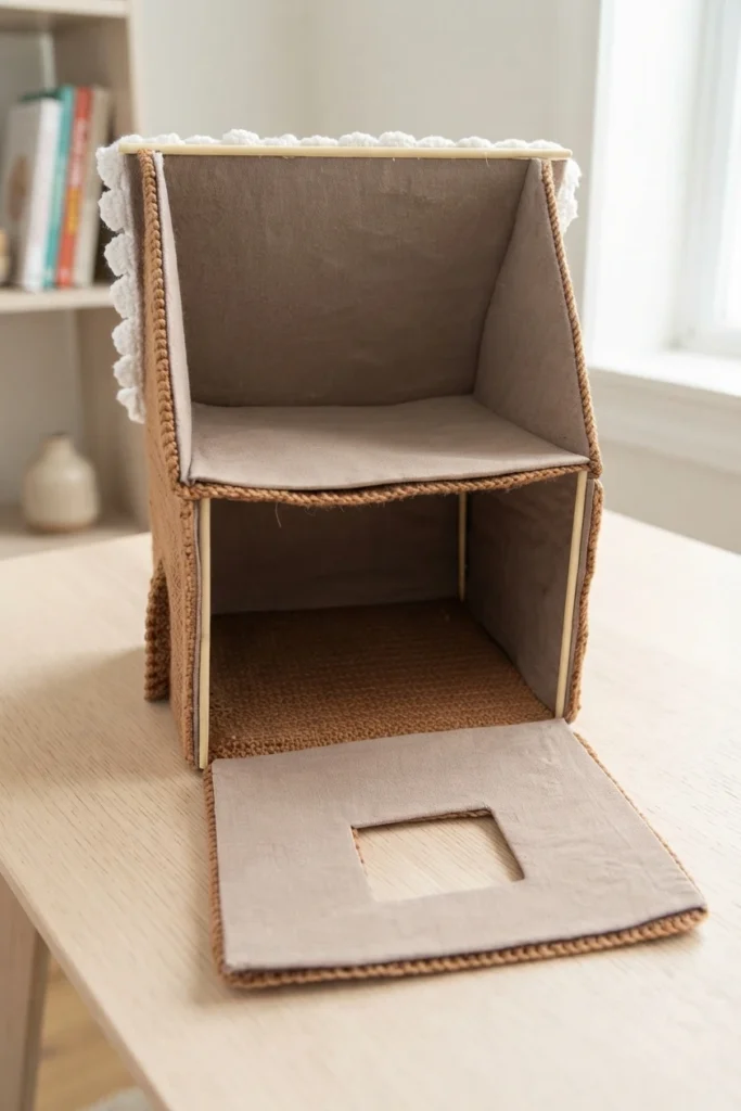 Free Crochet Gingerbread Doll House - 15-in-1 Pattern - 3-Day LIVE Crochet Along - crochet detail
