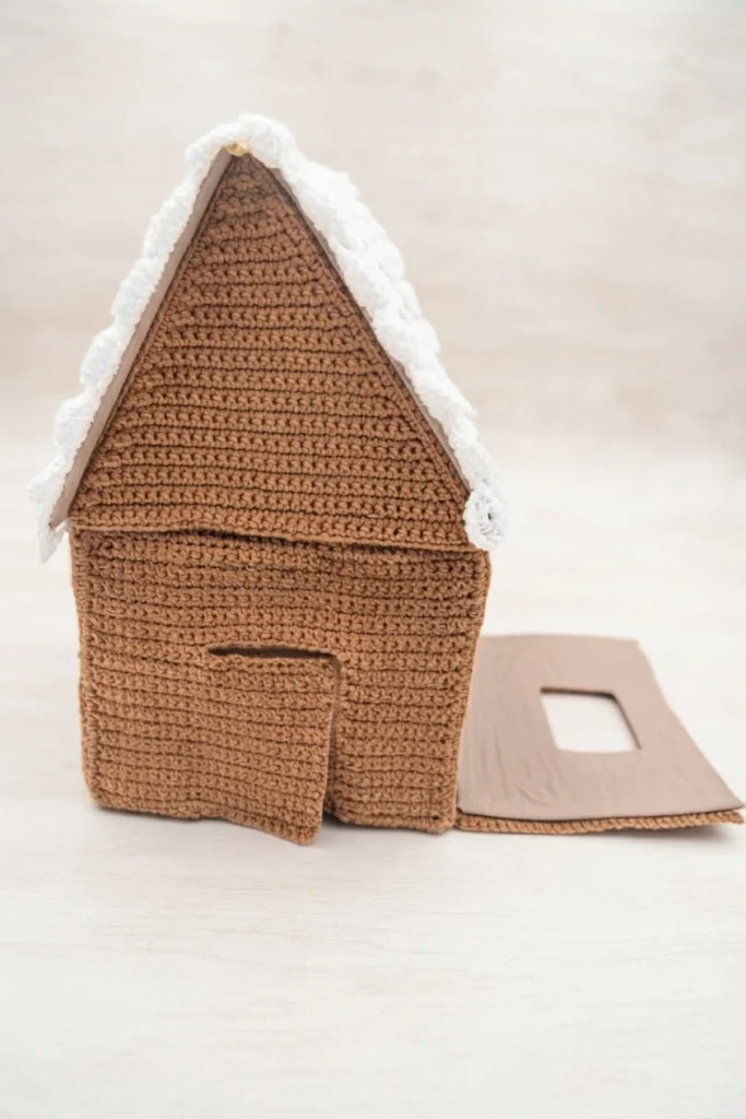 Free Crochet Gingerbread Doll House - 15-in-1 Pattern - 3-Day LIVE Crochet Along - crochet detail