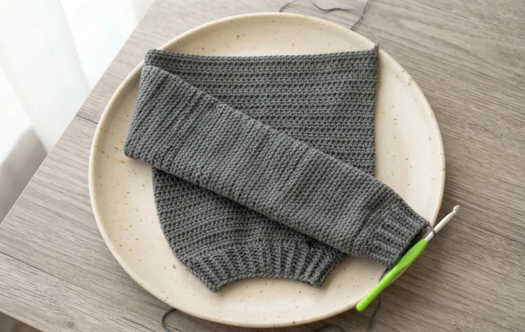 Beginner Oversized Cardigan with Knit-look Ribbing! Free Crochet Pattern + Video - crochet detail
