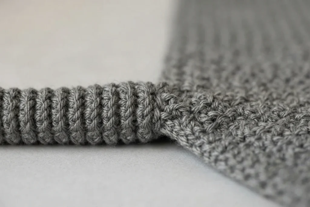 Beginner Oversized Cardigan with Knit-look Ribbing! Free Crochet Pattern + Video - crochet detail
