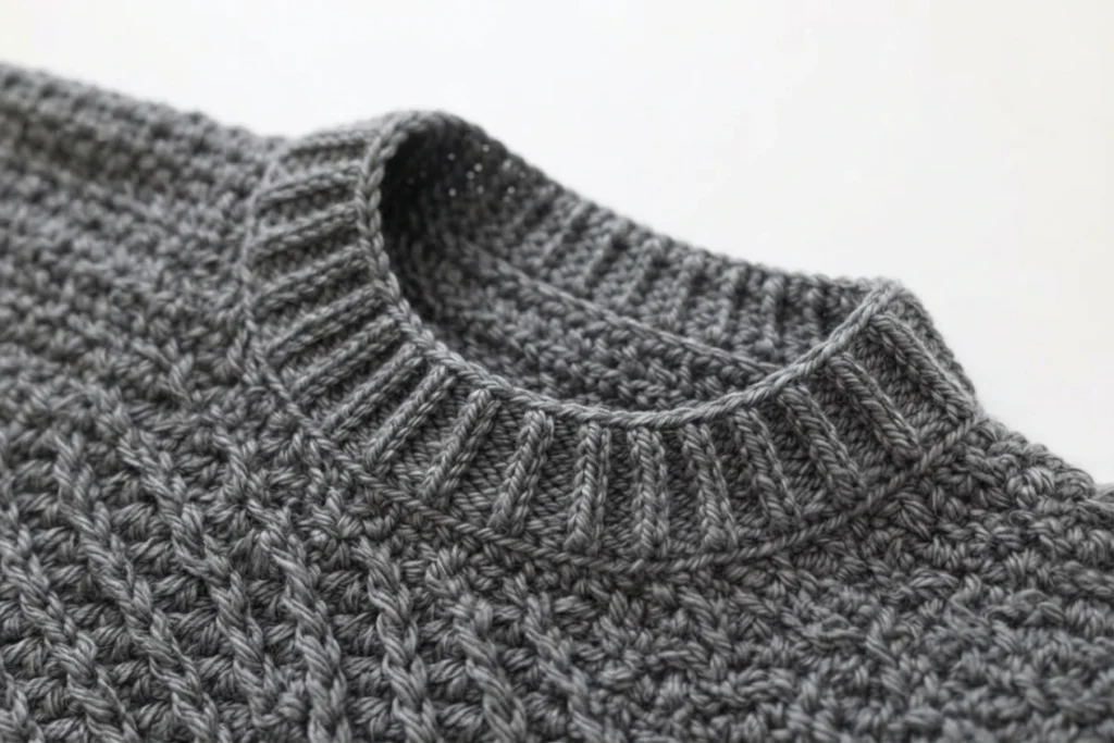 Beginner Oversized Cardigan with Knit-look Ribbing! Free Crochet Pattern + Video - crochet detail