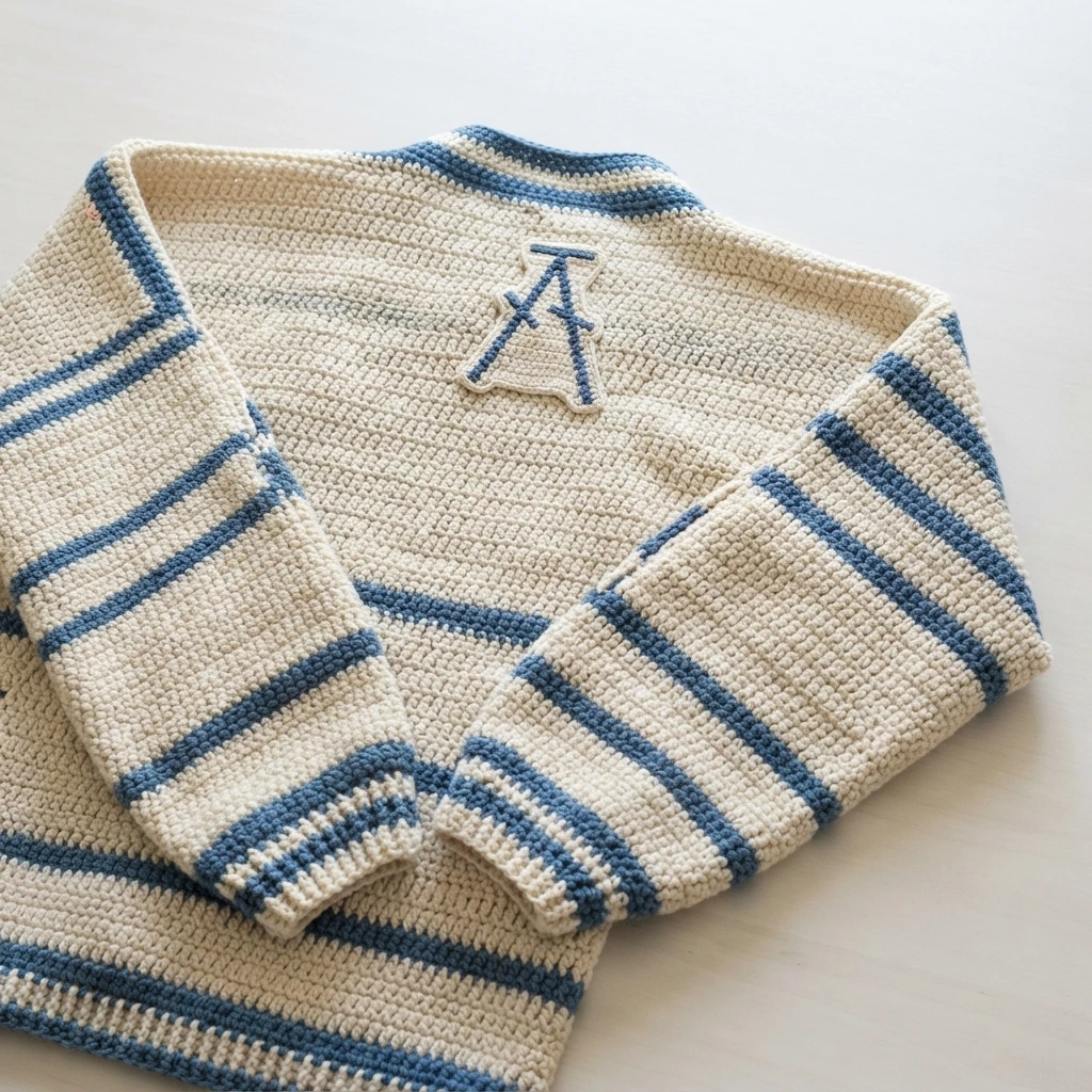 Corn Poppy Cardigan Crochet Tutorial | Susan's Family - crochet detail