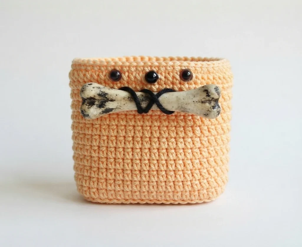 How to Crochet a Mummy phone case - PATRONES VALHALLA: Free crochet patterns - crochet detail