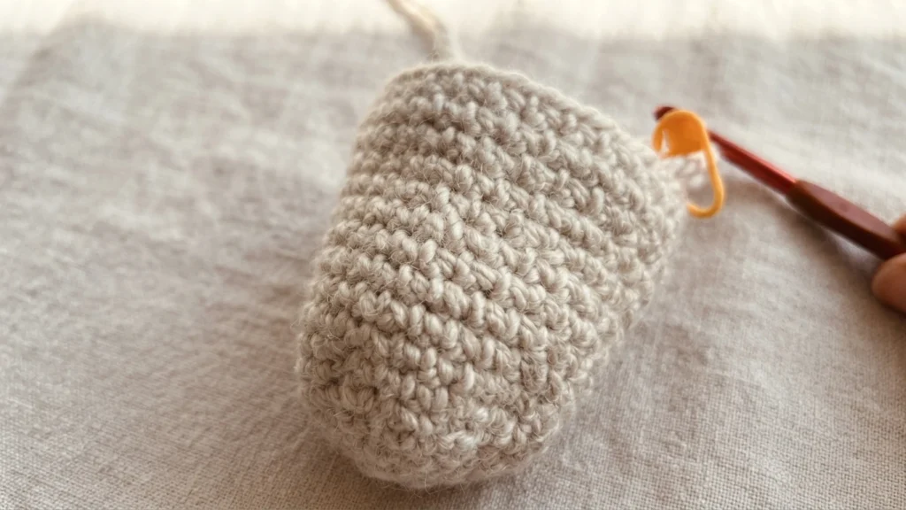 Basic Crochet Stocking - Free Pattern - crochet detail