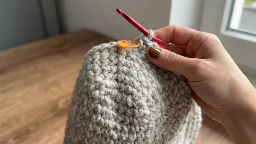 Basic Crochet Stocking - Free Pattern - crochet detail