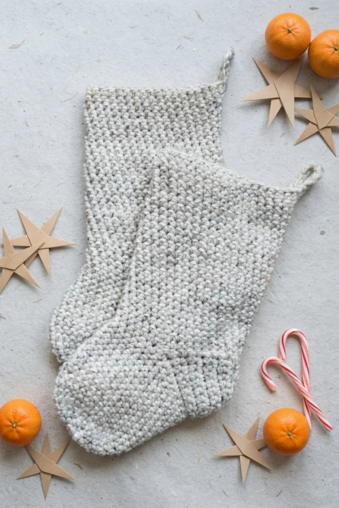 Basic Crochet Stocking - Free Pattern - crochet detail