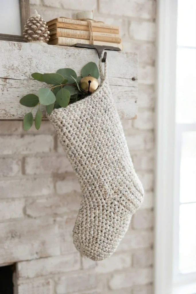 Basic Crochet Stocking - Free Pattern - crochet detail