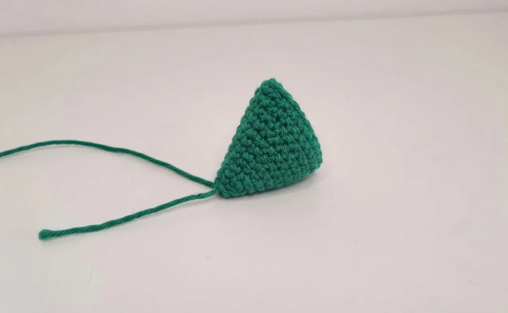 Pumpkin Worry Worm Crochet Pattern: (Trick Or Treat Gifts For Halloween) - crochet detail