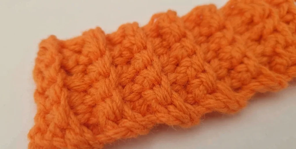 Pumpkin Worry Worm Crochet Pattern: (Trick Or Treat Gifts For Halloween) - crochet detail
