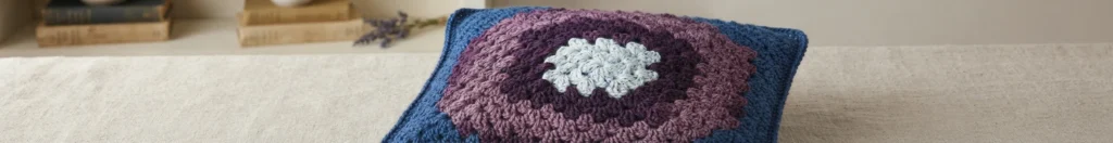 Autumn Sunflower Pillow Pattern (Free) - crochet detail