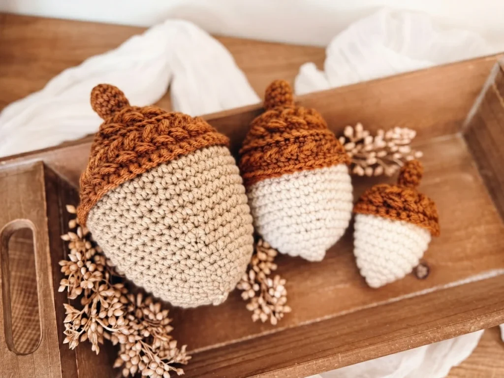 How To Crochet Pumpkin Fall Décor With Leaf Coasters Free Pattern - crochet detail